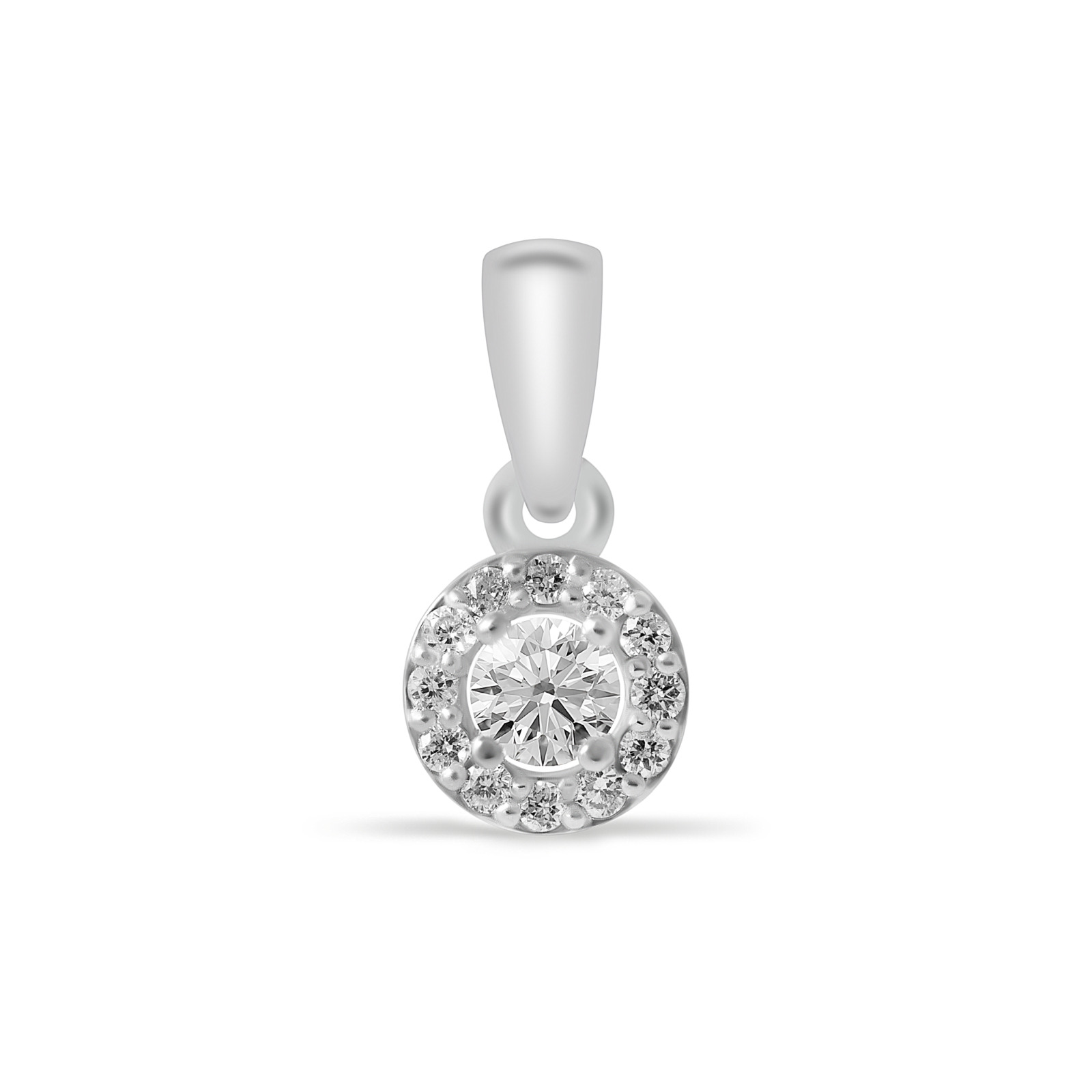 Wisiorek z diamentami Pt688w