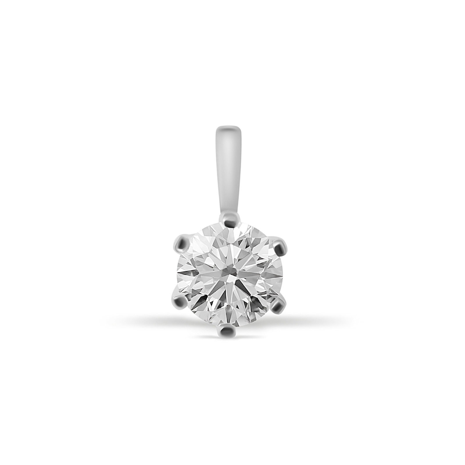 Wisiorek z diamentem 0.30ct Pt135-4,25w