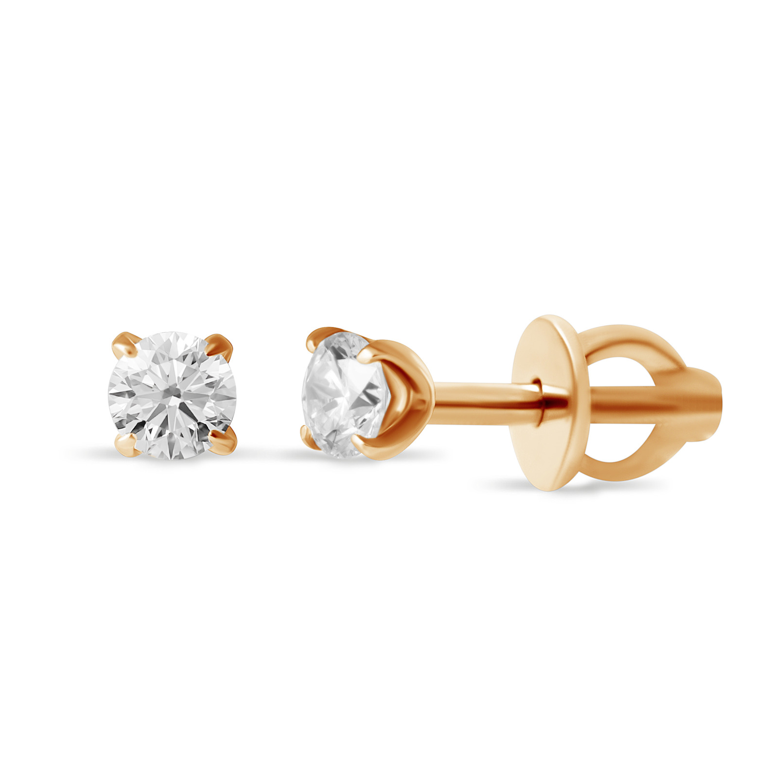 Kolczyki z diamentami 0.18ct Ps880605r
