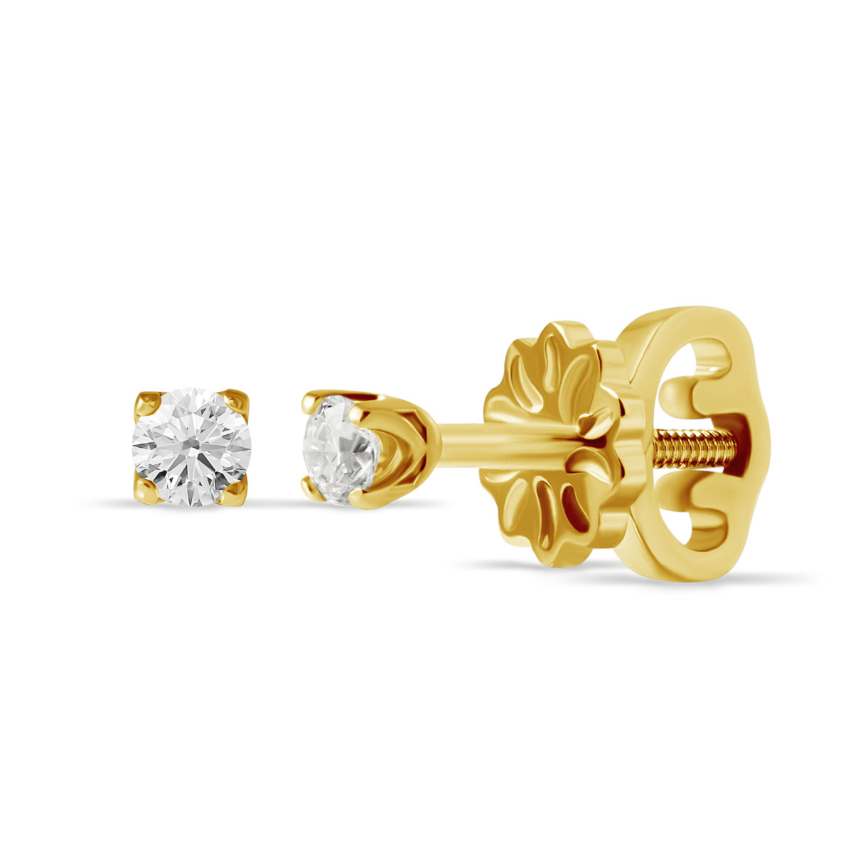 Kolczyki z diamentami 0.16ct Ps574-2,75y